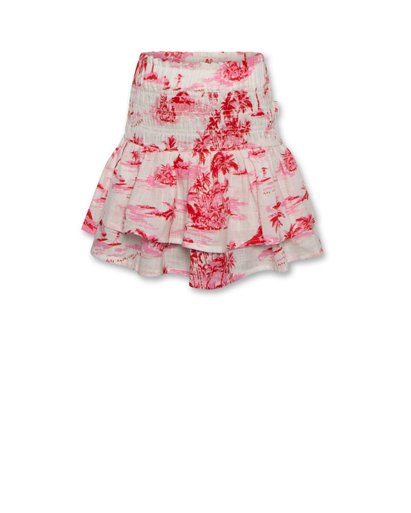 delphine hawaii skirt - red