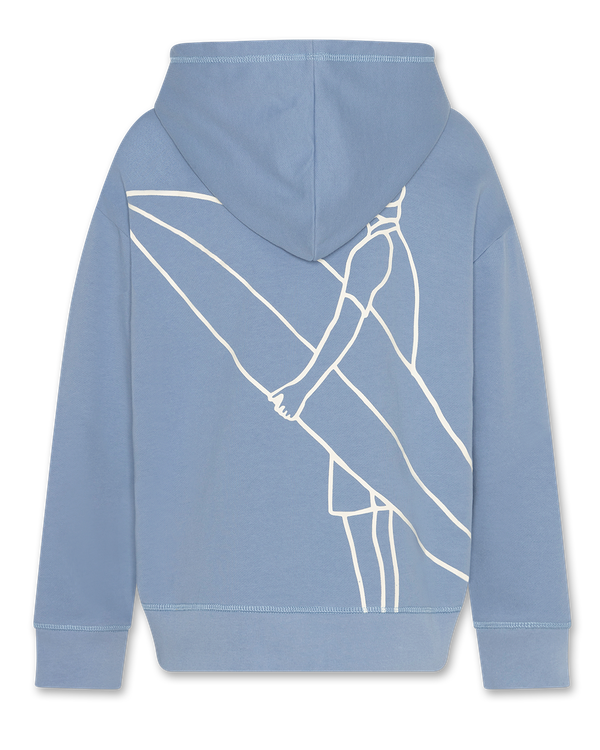 arthur hoodie surfboard - light blue
