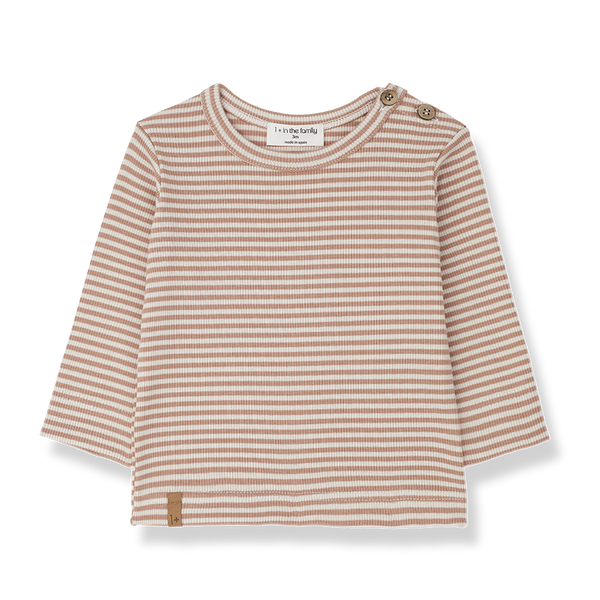 PABLO l.sleeve t-shirt - apricot